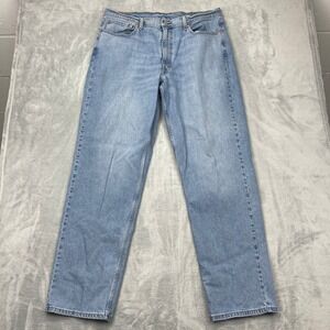 Levi's 550 Jeans Mens 38x36 Blue Denim Light Wash Red Tab Relaxed Straight Leg